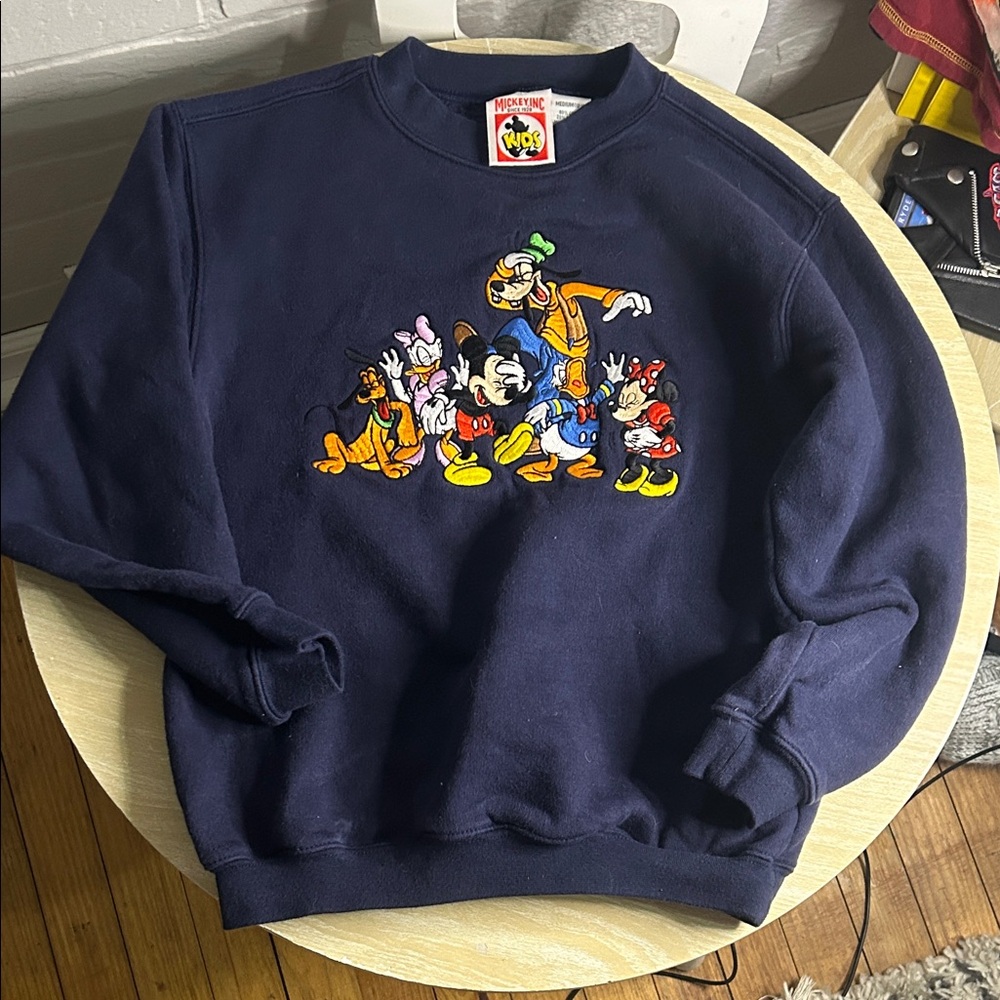 Mickey, Inc vintage embroidered crewneck